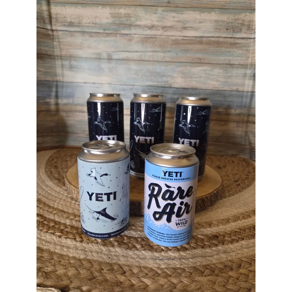 YETI Rare Air Collectible Stash Cans Set of 5 Novelty Hidden Storage Containers